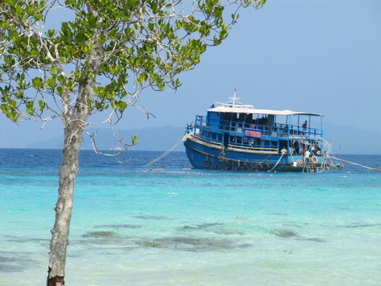 ... nur die Taucher waren da.