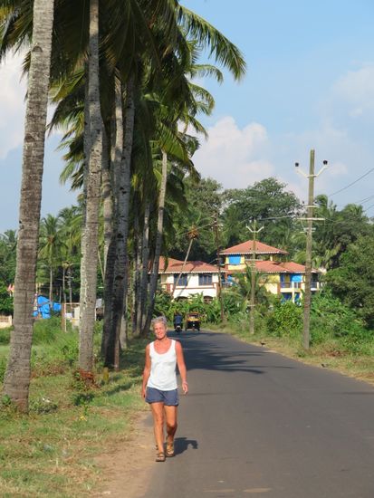 Auf dem Weg zum Strand.