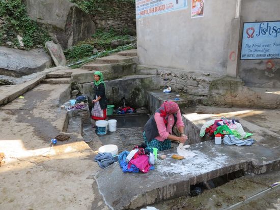 ...heute wie immer Waschtag...