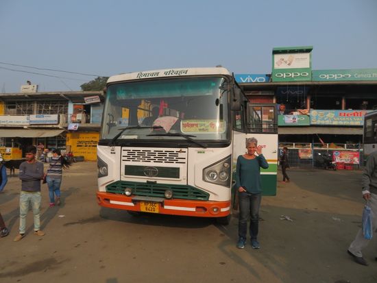 Samstag früh morgens Abschied von Dharamsala. Mit dem Bus nach Delhi und am nächsten Tag mit Air Asia nach Goa.