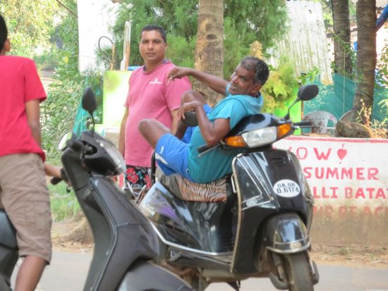 ...die Herren beim Müßiggang...