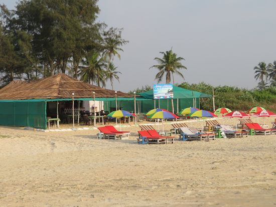 ...und wir liegen hier beim "Fisherman" rum...