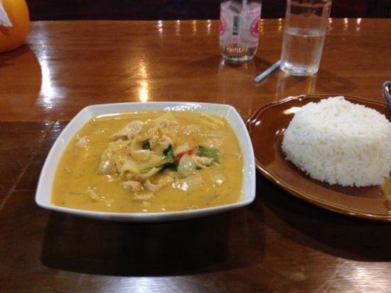 Abends in unserem Lieblingsrestaurant Tam-Mai wird scharf gegessen ...