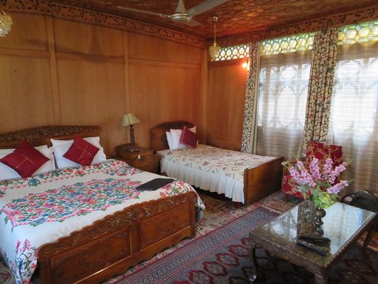 Unser Zimmer im Hausboot.