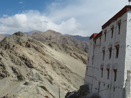 Rückseite des Klosters...