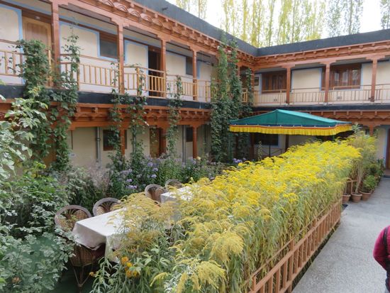 Unsere erste Unterkunft "Tso Kar" in Leh - mit Heizung!!! Ansonsten aber etwas dürftig. Netter Manager und sehr hilfsbereites Personal.