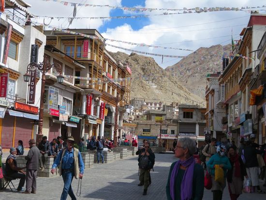 Die Fußgängerzone ist wieder offen.