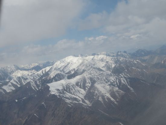 Ein letzer Blick auf die "Foothills" des Himalaya.