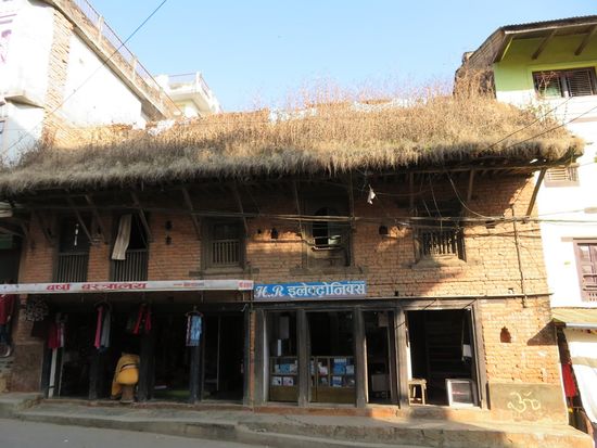 In der Stadt alte Häuser ...