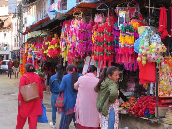 ... und noch buntere "Puschel".