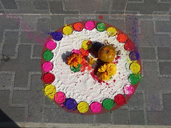 Es ist der 4. Tag des Tihar-Festes ...