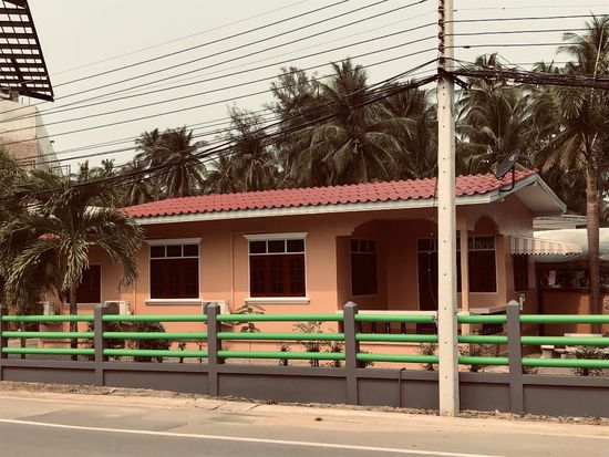 Die Unterkünfte im Dorf sind alle belegt, die Restaurants am Strand sind voll. Jane hat sogar ihr großes Haus gegenüber vermietet - für nur 1 Tag an 12 !!! Thailänder, die dort eine Hochzeit gefeiert haben. Danach gab es morgens viel zu tun. Hillo hat natürlich mitgeholfen. Erich mußte Betten schieben.
Der Strand wimmelt von hüpfenden, fotografieren Thais, die Straßenränder sind voller Essensbuden. Dabei hat jeder Thai naturgemäß auf seinem Pickup schon alles dabei - incl. Kinder und Oma.