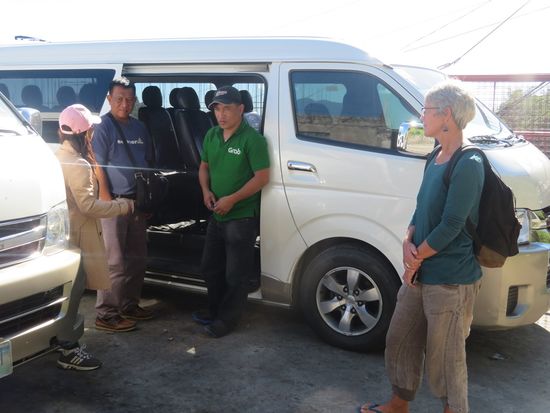 ... dann geht es weiter mit dem VAN nach Barguio (380 PHP pp).