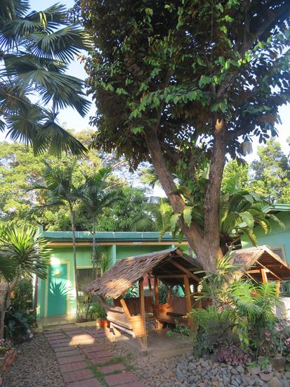 Der Flughafen in Puerto Princesa liegt mitten in der "Stadt". Das EJ Pension House (15€ pTag) ist fußläufig zu erreichen. Der lustige und sehr gesprächige Betreiber macht uns sogar Frühstück - ohne Berechnung. Wir bleiben 2 Tage.