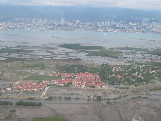 Anflug auf Cebu ...