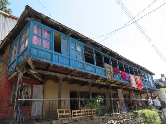 Vashist mit seinen Bauernhäusern ...