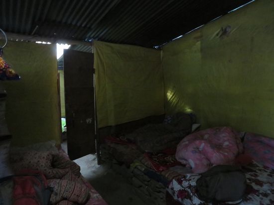 Unser "Hotelzimmer" für 5 Euro.