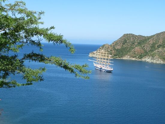 In der Bucht vor Taganga ...