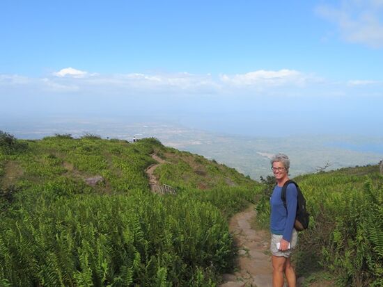 ... aber man kann sehr gut Wandern und wird mit dem Ausblick auf Granada und den See belohnt. Zurück wieder mit Jeep, Tuk-Tuk, Bus, Taxi.