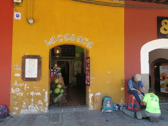 ... unser Frühstücks-Cafe.