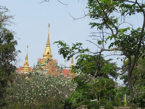 Das Wat auf dem Hügel wie immer wunderschön ...