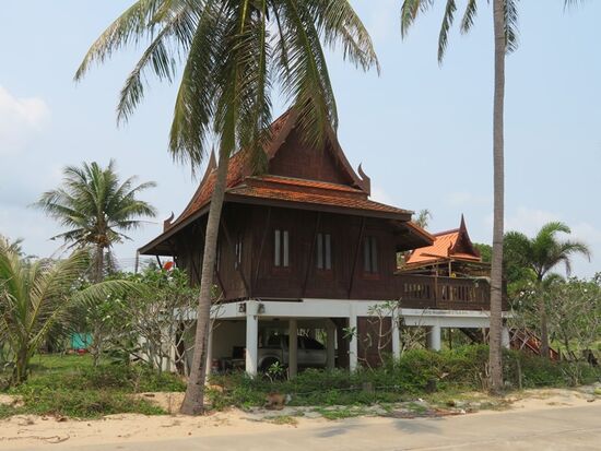 ... und "unserem" Strandhaus (das Hillo fast jeden Tag zu Fuß besucht hat; 4km) ...