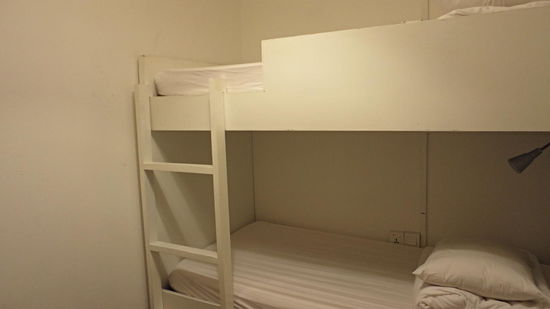 Doppelstockbett, mehr war nicht drin.