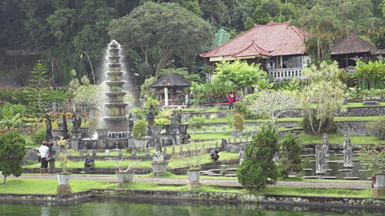 Wasserpalast Tirtagangga den wir auf dem Rückweg vom Tauchen besuchten