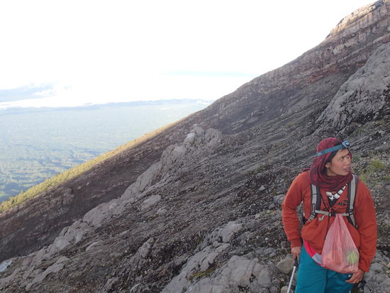 unsere Bergführerin