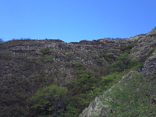 Alle wollten nach oben