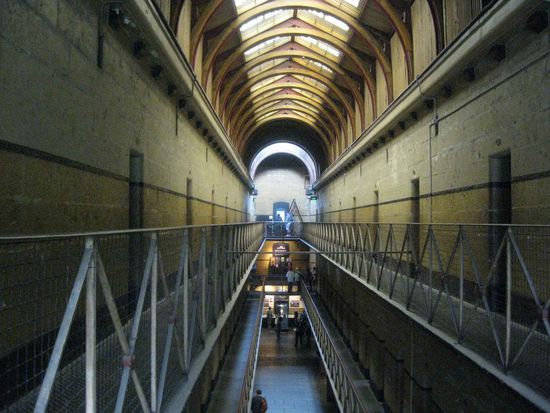 Hier ein Blick ins Innere - die Zellen waren schon sehr klein und ungeheizt