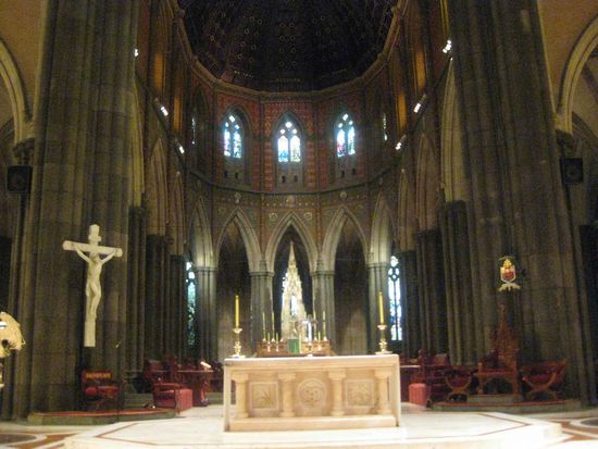 Ein Blick in die wundeschoene St. Patrick's Cathedral