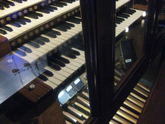 hier ein Teil der Tastatur