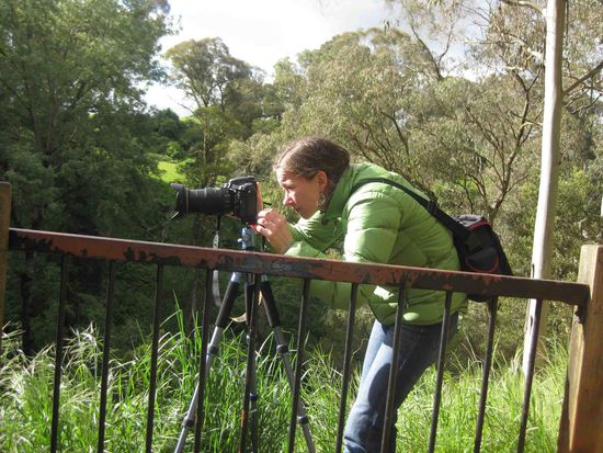 Katharina bei einer ihrer Lieblingsbeschäftigung, dem Fotografieren