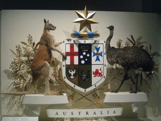 Das ist das Wappen von Australien