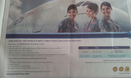 Hat zwar nichts direkt mit Miri zu tun.
Gefunden als Jobangebot in der hiesigen Tageszeitung.