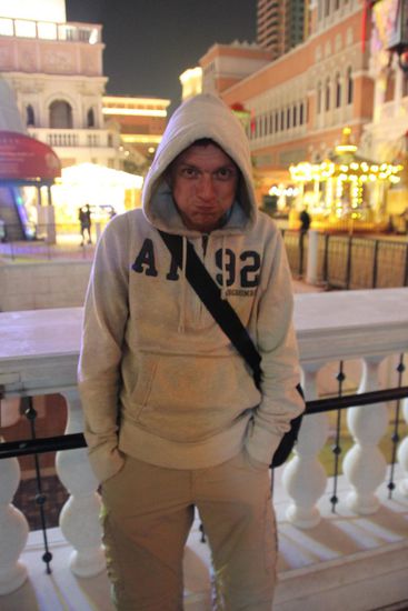 Ist nicht soooo warm in Macau - schon gar nicht, wenn man frisch aus Borneo kommt.