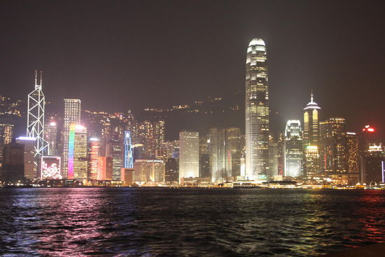 Hong Kong bei Nacht...