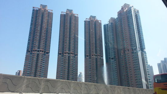 Eine typische Wohnanlage