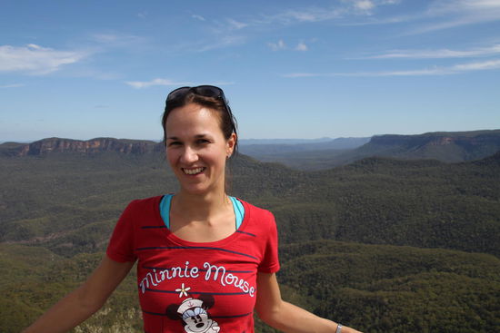 Minnie Mouse on tour...