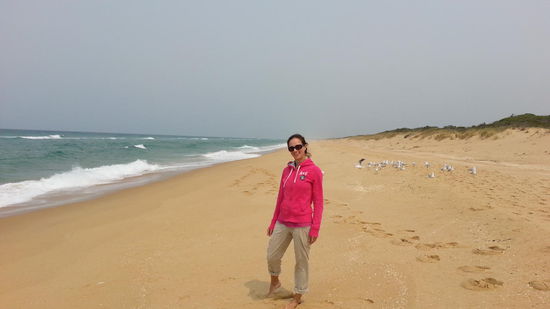 Den Strand mussten wir uns nur mit den Möwen teilen...