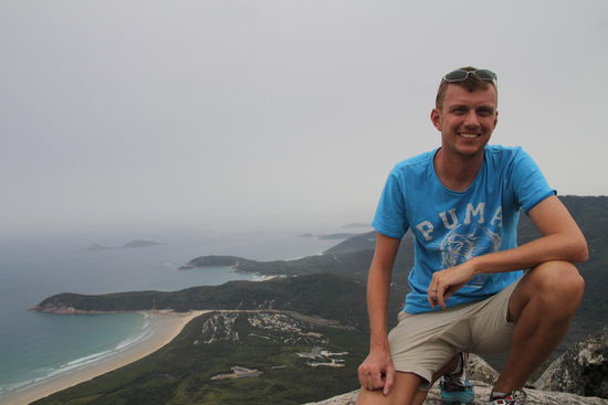 Tolle Aussichten bei leider bedecktem Himmel