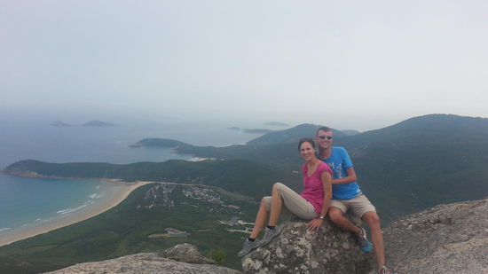 Am höchsten Punkt des Parks auf dem Mount Oberon