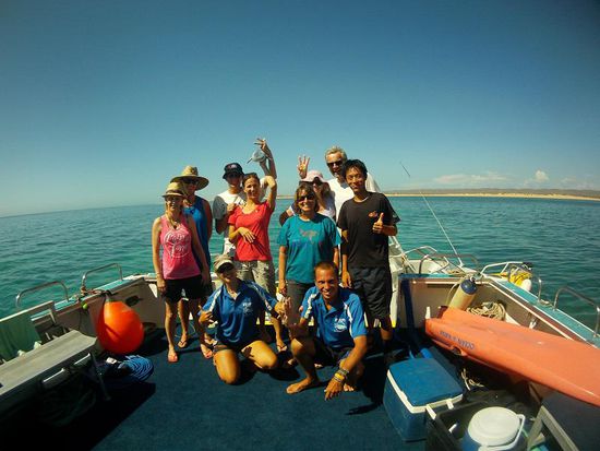 Und noch mehr glückliche Gesichter 
vorne unsere beiden Glücksboten Cynthia und Tibo