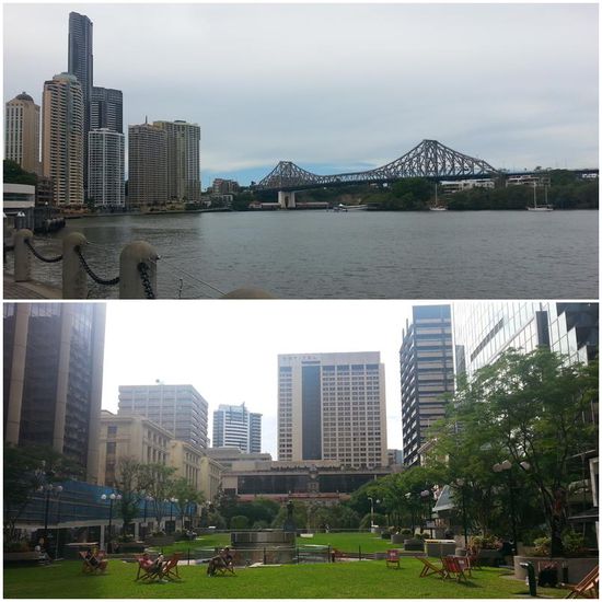 Das erste Mal, dass es ein bisschen cloudy ist, seit wir in Australien sind.