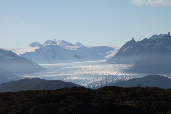 Und hier der "Spender" des Lago Grey: El Glaciar Grey