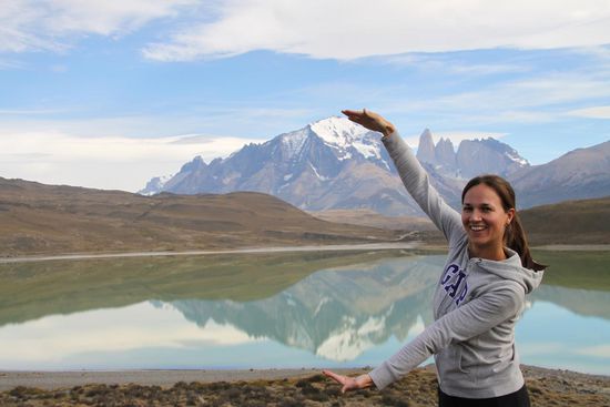 Und wieder scheint es auf den Bildern, als stünden wir vor einer Fototapete.