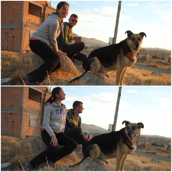 Spassss uff de Gassss bei unserer Unterkunft mit Familienzuwachs
Sonnenuntergang mit Feierabenbierchen