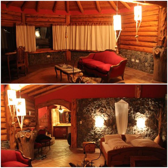 Unser "Zimmer" bestand aus drei Räumen mit bestimmt 60 qm.