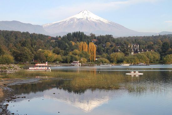 Sieht aus wie der Osorno, isser aber nicht
Villarrica mit 2.840 m